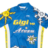 Cycling Mens Jersey Blue 1/2 Zip L