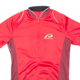 Cycling Mens Jersey Red 1/2 Zip M