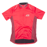 Cycling Mens Jersey Red 1/2 Zip M