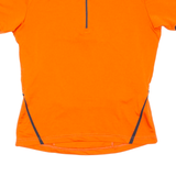 Cycling Womens Jersey Orange 1/2 Zip XS