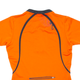 Cycling Womens Jersey Orange 1/2 Zip XS