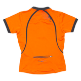 Cycling Womens Jersey Orange 1/2 Zip XS