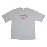 LEE Detroit Red Wings Mens T-Shirt Grey 90s USA Crew Neck XL