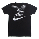 OFF-WHITE X Nikelab Mercurial NRG Mens T-Shirt Black Crew Neck S