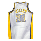 REEBOK Indiana Pacers Alternate #31 Miller Mens Jersey White Sleeveless USA L