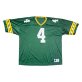 CHAMPION Green Bay Packers Home #4 Favre Mens Jersey Green 90s USA 2XL