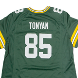NIKE Green Bay Packers Home #85 Tonyan Womens Jersey Green USA V-Neck 2XL