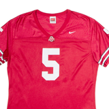 NIKE Ohio State Buckeyes Home #5 Womens Jersey Red USA V-Neck L