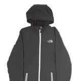 THE NORTH FACE Womens Shell Jacket Grey Hooded S