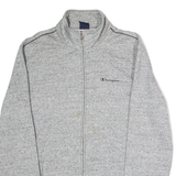 CHAMPION Mens Track Jacket Grey Jersey XL