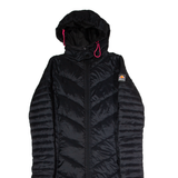 ELLESSE Womens Puffer Coat Black Hooded UK 8