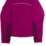ADIDAS Womens Track Jacket Purple UK 12