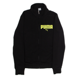 PUMA Mens Track Jacket Black Jersey S