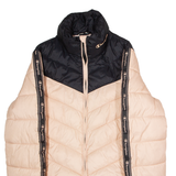 CHAMPION Womens Puffer Jacket Pink Colourblock M