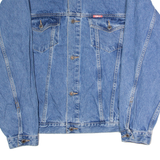 CARLOS N CHARLIES Guadalajara Grill Mens Denim Jacket Blue USA L