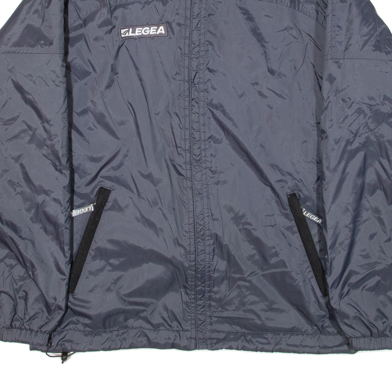 LEGEA Fleece Lined Mens Jacket Blue S