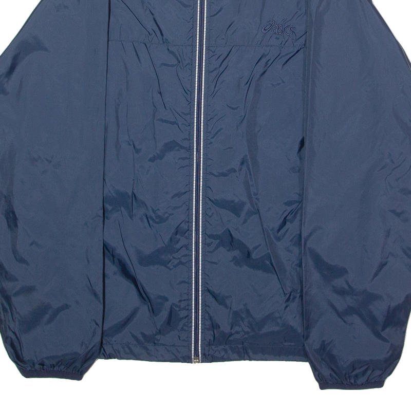 ASICS Womens Windbreaker Jacket Blue L