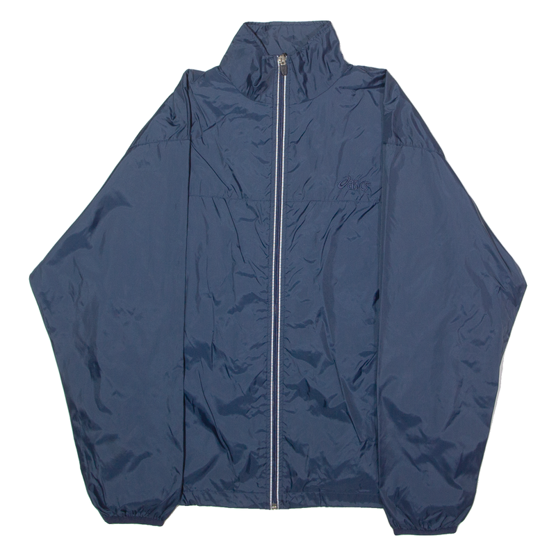 ASICS Womens Windbreaker Jacket Blue L