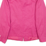 SAG HARBOUR Womens Jacket Pink Wool UK 12