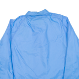 WEATHER BREAKER Mens Coach Jacket Blue Nylon 90s L