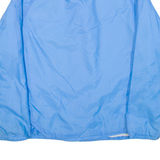 WEATHER BREAKER Mens Coach Jacket Blue Nylon 90s L