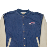 THREE RIVERS Green Bay Mens Bomber Jacket Blue USA XL