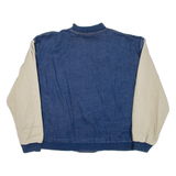 THREE RIVERS Green Bay Mens Bomber Jacket Blue USA XL