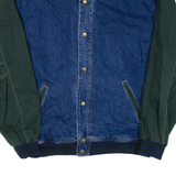 KING-SIZE Mens Bomber Jacket Blue L