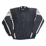 STARTER Mens Track Jacket Black Nylon 2XL
