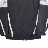 STARTER Mens Track Jacket Black Nylon 2XL