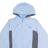 REEBOK Womens Anorak Jacket Blue Hooded UK 12