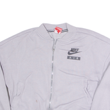 NIKE Womens Fleece Jacket Grey S