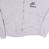 NIKE Womens Fleece Jacket Grey S