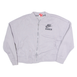 NIKE Womens Fleece Jacket Grey S