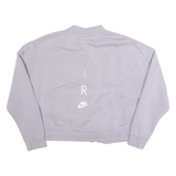 NIKE Womens Fleece Jacket Grey S