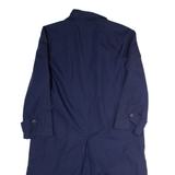 TOGETHER Mens Overcoat Coat Blue M