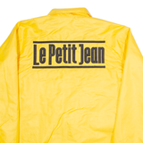 LE PETIT JEAN Mens Rain Jacket Yellow 2XL