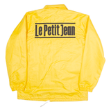 LE PETIT JEAN Mens Rain Jacket Yellow 2XL