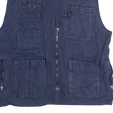 Mens Workwear Gilet Blue M