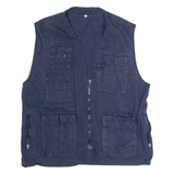 Mens Workwear Gilet Blue M