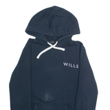 JACK WILLS Womens Blue Hoodie S