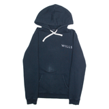 JACK WILLS Womens Blue Hoodie S