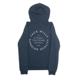 JACK WILLS Womens Blue Hoodie S