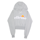 ELLESSE Cropped Womens Grey Hoodie S