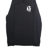 AMERICAN EAGLE Womens Black Hoodie USA S