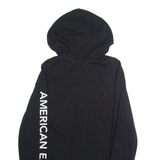AMERICAN EAGLE Womens Black Hoodie USA S