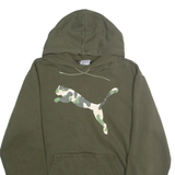 PUMA Mens Green Hoodie M