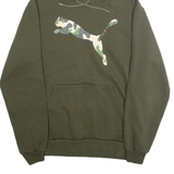 PUMA Mens Green Hoodie M