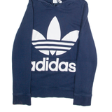 ADIDAS Womens Blue Hoodie XS