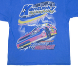 HANES Kentucky Speedway Mens T-Shirt Blue USA L